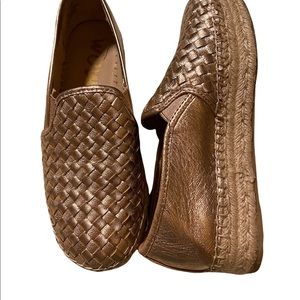 SAM EDELMAN ROSE GOLD CATHERINE PLATFORM SHOES